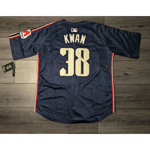 MLB Other - Steven Kwan #38 Cleveland Guardians 2024 City Connect Baseball Jersey Medium